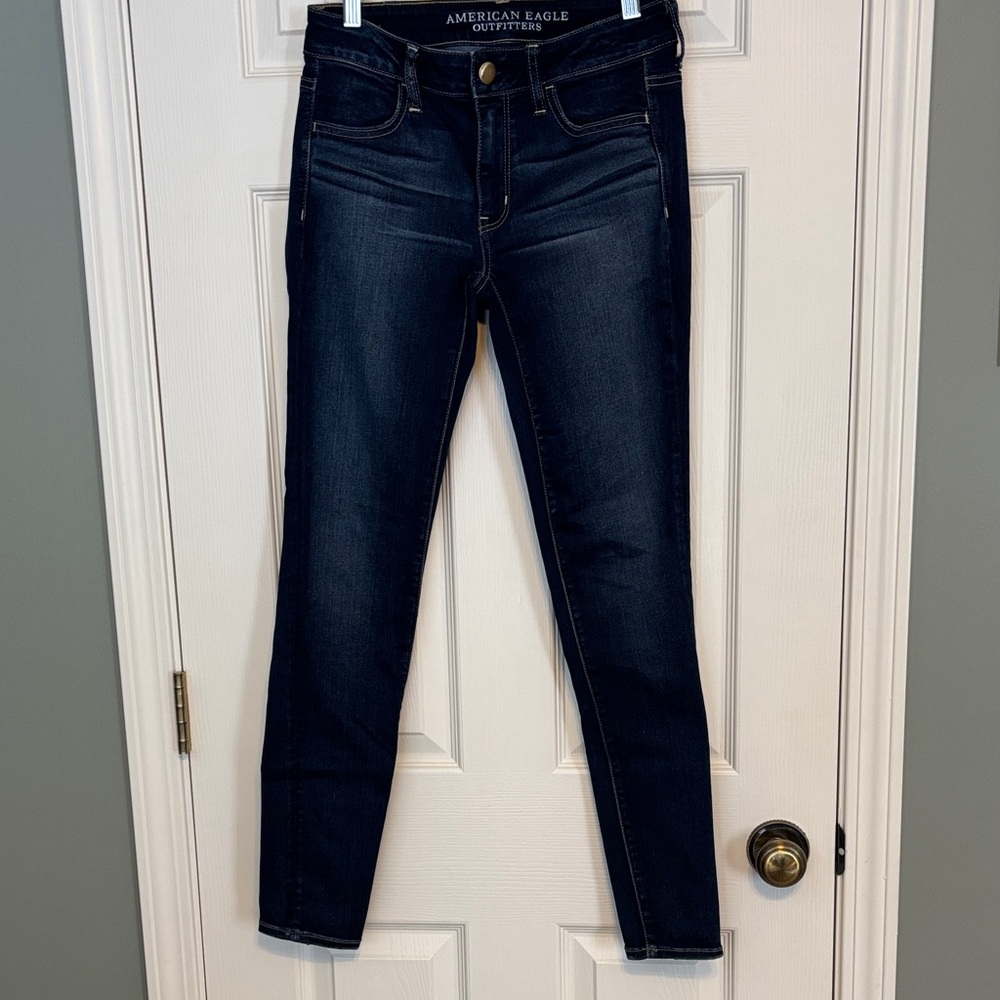 American Eagle Outfitters Women's Navy Skinny Jeans